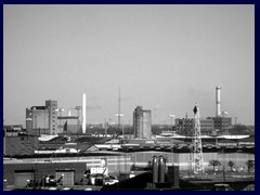 Malmö skyline from the Central station's garage 37